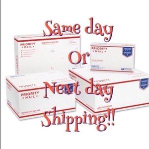 I ship by next business day!